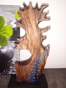 algue marine perles bleues
