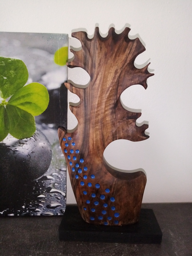 algue marine perles bleues