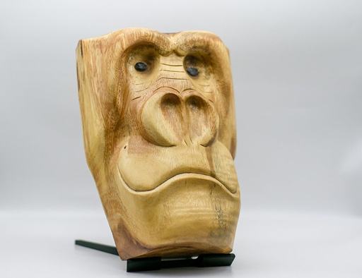 SCULPTURE BOIS (GORILLE)